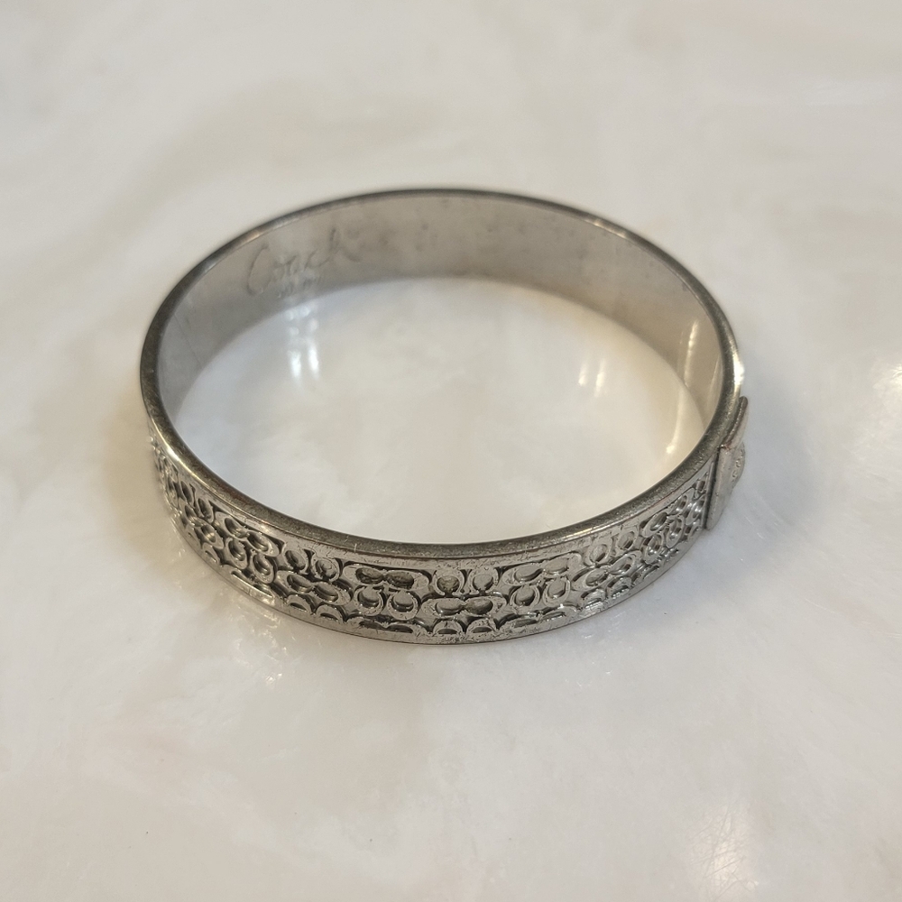 COACH Authentic Silver Bangle